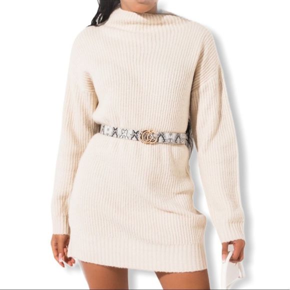 AKIRA Dresses & Skirts - AKIRA All Day Every Day Basic Turtleneck Dress